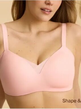 Knix Shape and Smooth Bra - Pink